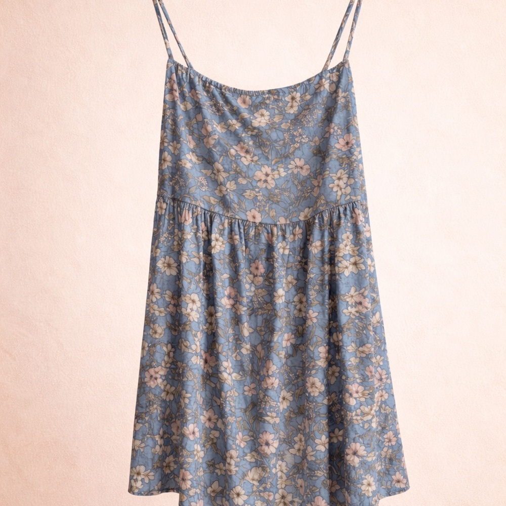Floral Spaghetti Strap Dress